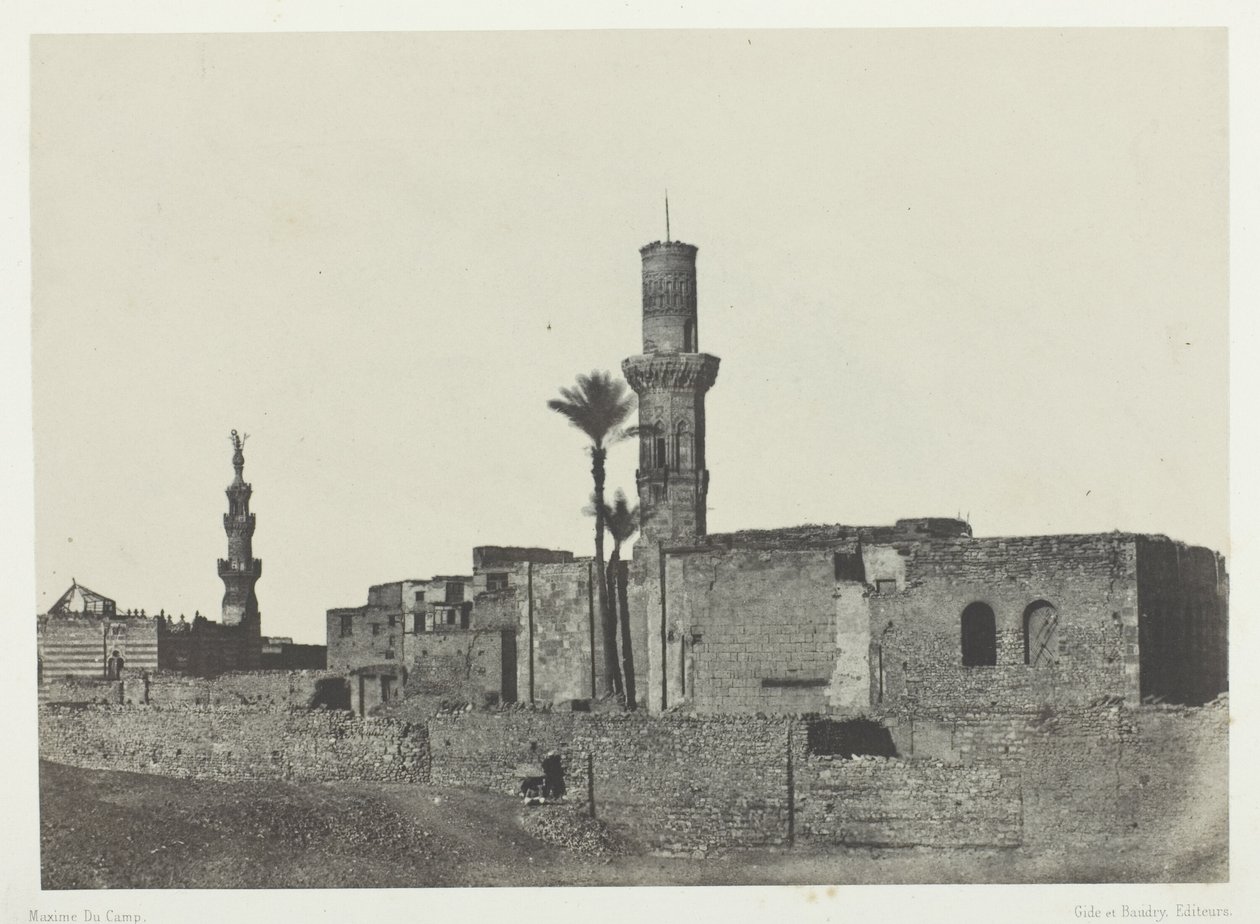 Moschee nahe Bab-el-Saïda, Kairo von Maxime Du Camp