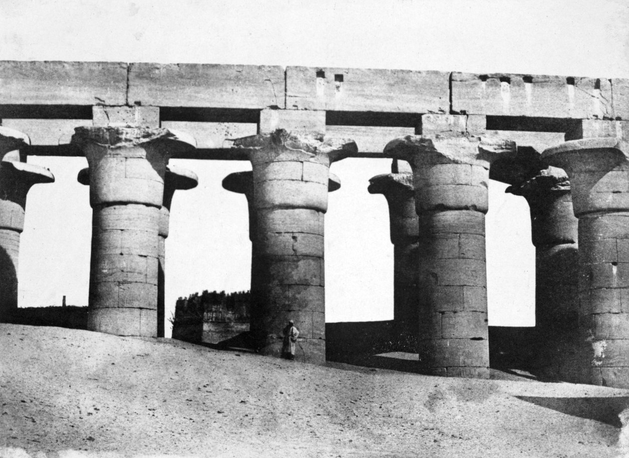 Tempelruinen, Ägypten, 1852 von Maxime Du Camp