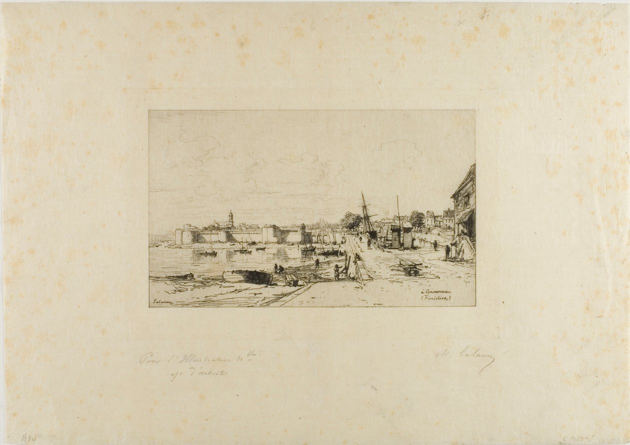In Concarneau, Finistère von Maxime Lalanne