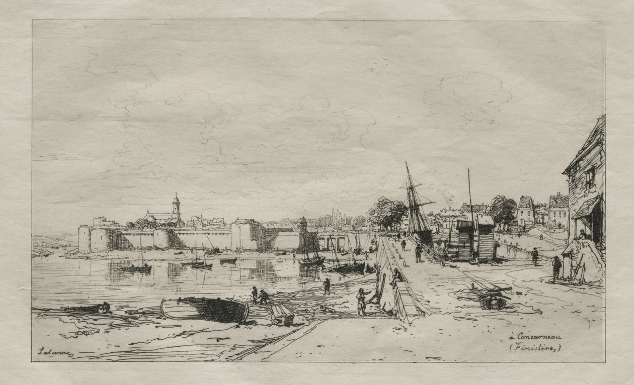 À Concarneau (Finistère) von Maxime Lalanne