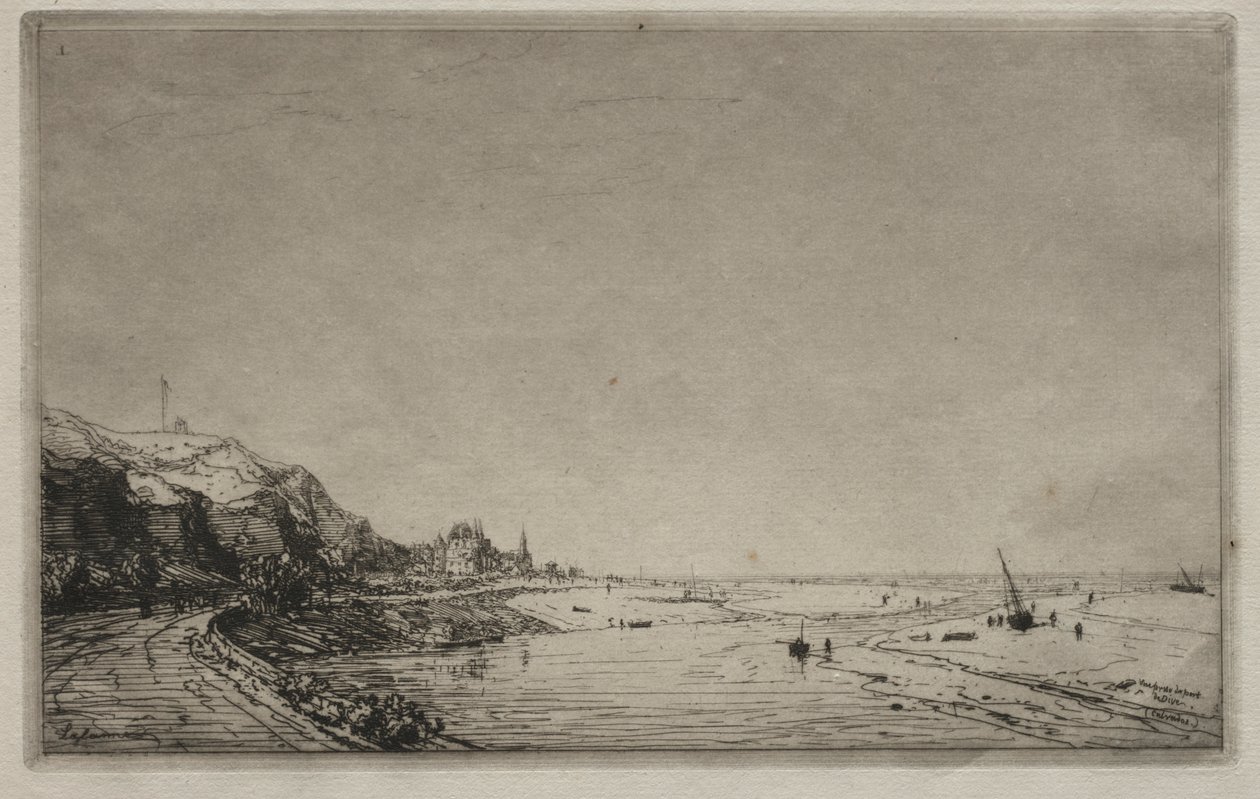 Vue prise du Port de Dives von Maxime Lalanne
