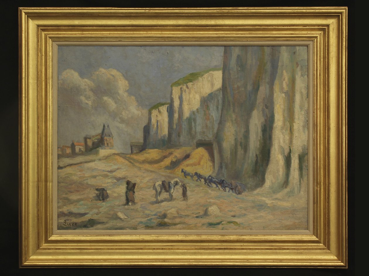 Französische Strandszene von Maximilien Luce
