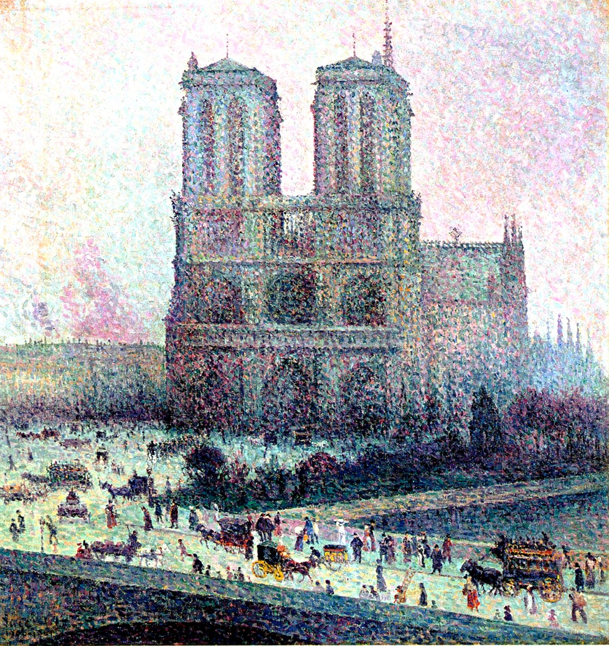 Notre-Dame, Paris, 1900-01 von Maximilien Luce