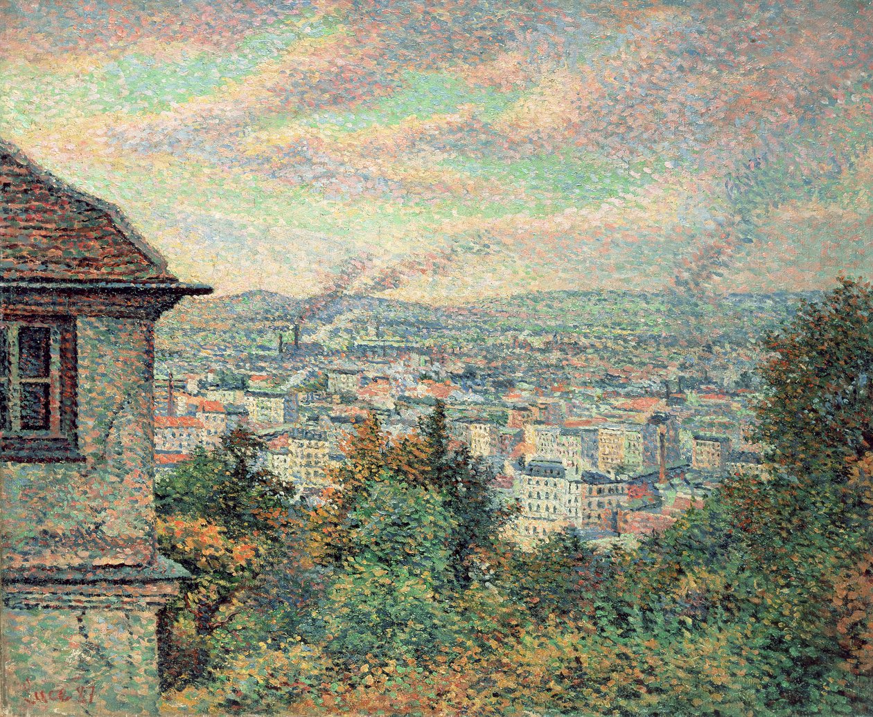 Paris, Blick auf Montmartre von Maximilien Luce