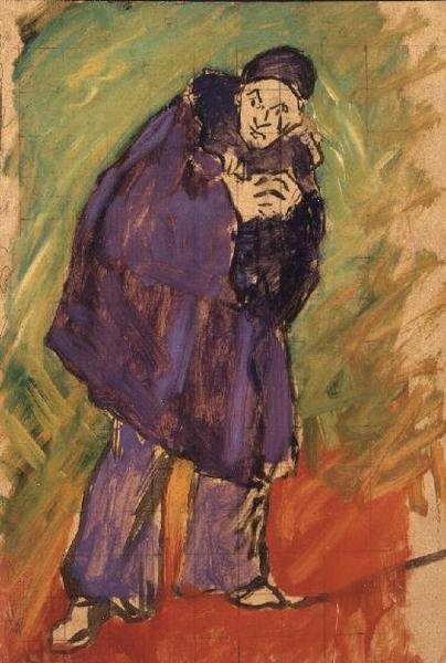 Studie eines Pierrot für Mevisto, 1891 von Maximilien Luce