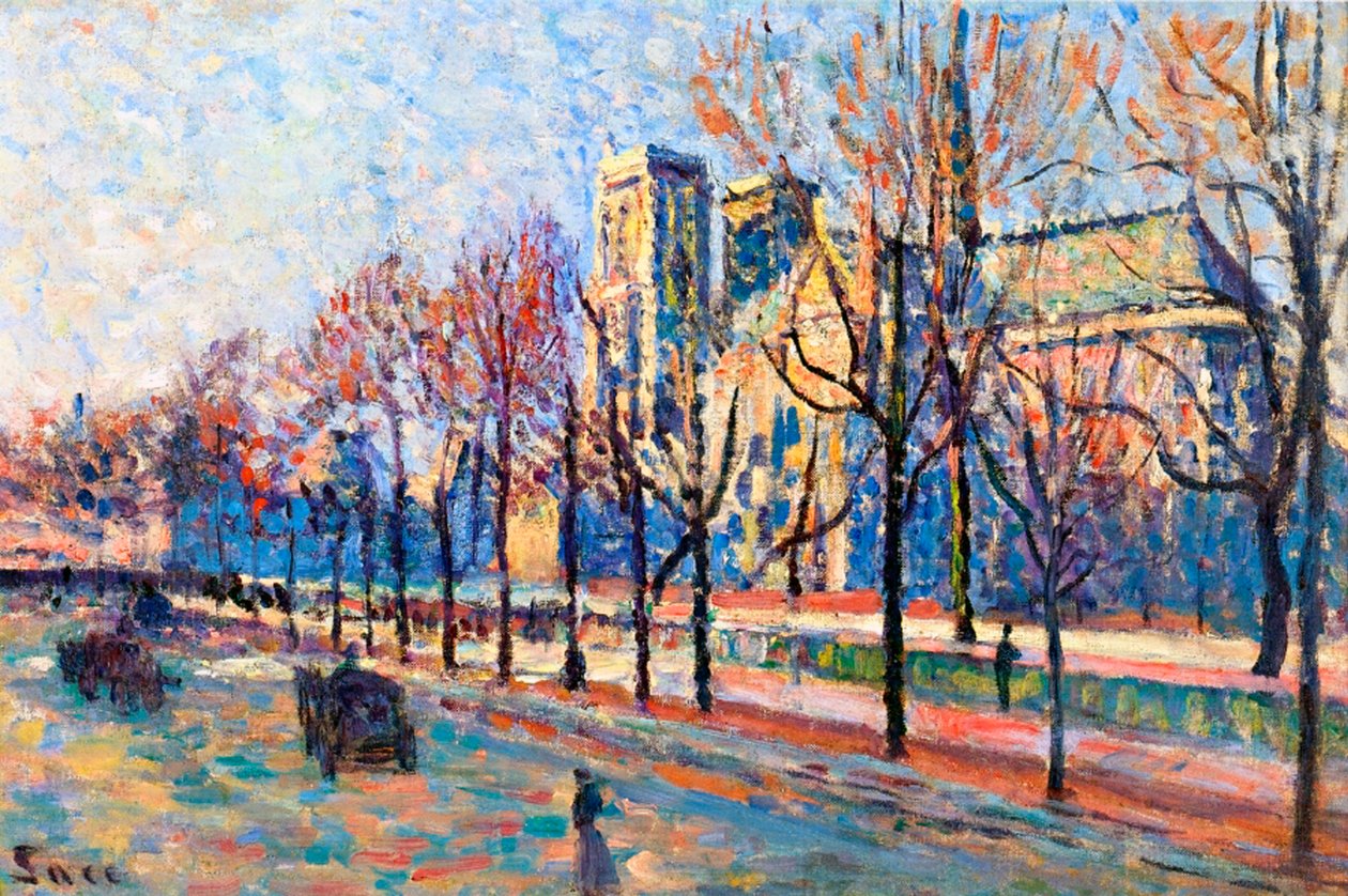 Blick vom Quai Montebello, ca. 1897 von Maximilien Luce