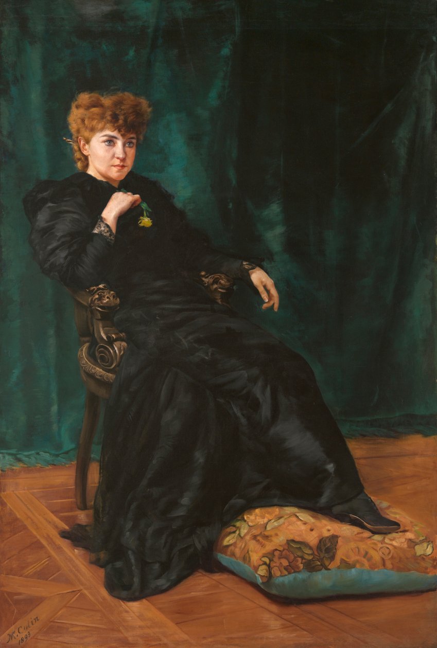 Minnie Maddern Fiske, 1893 von Maximilien Colin