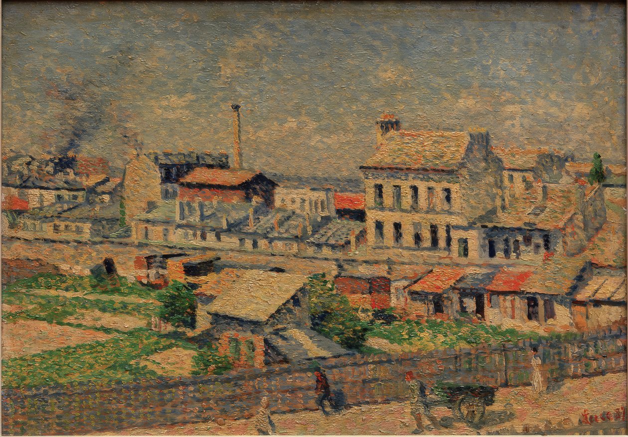 Die Straße Damrémont in Montmartre von Maximilien Luce