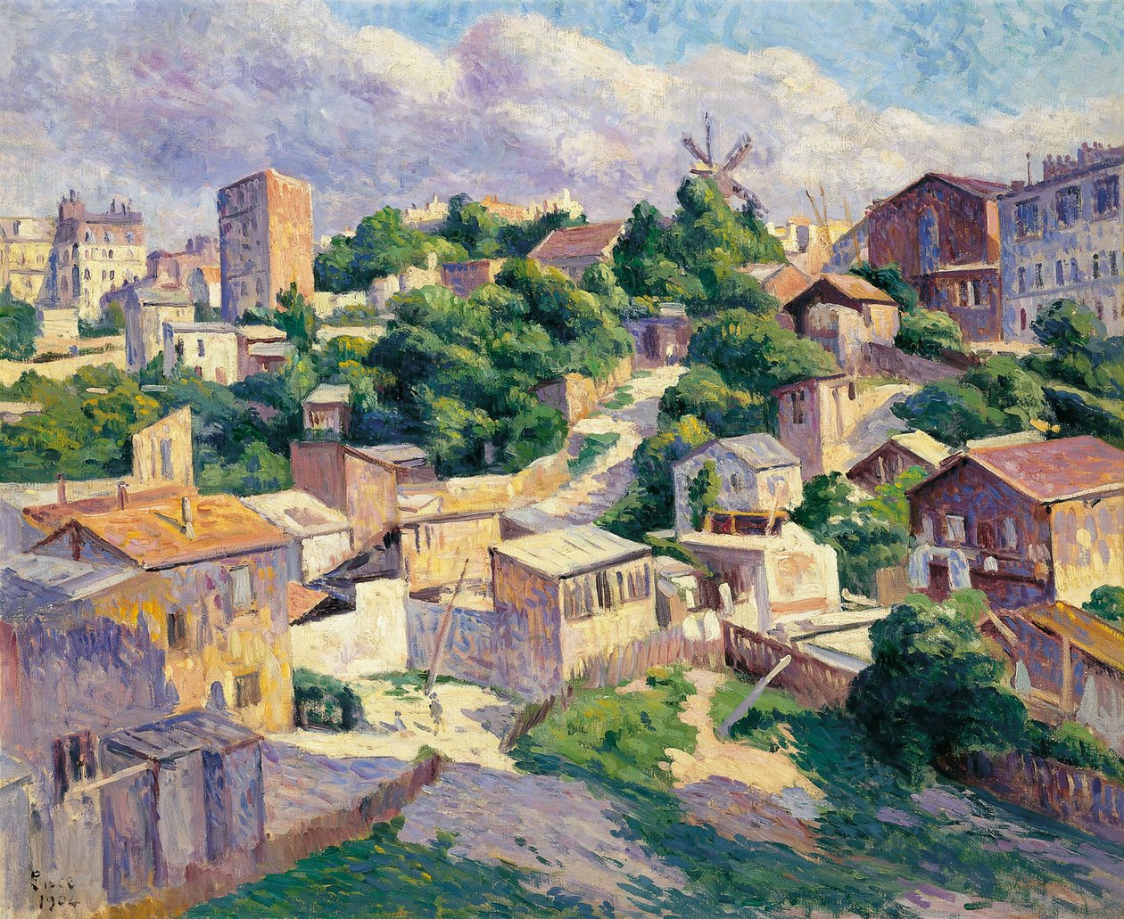 Montmartre, Paris von Maximilien Luce