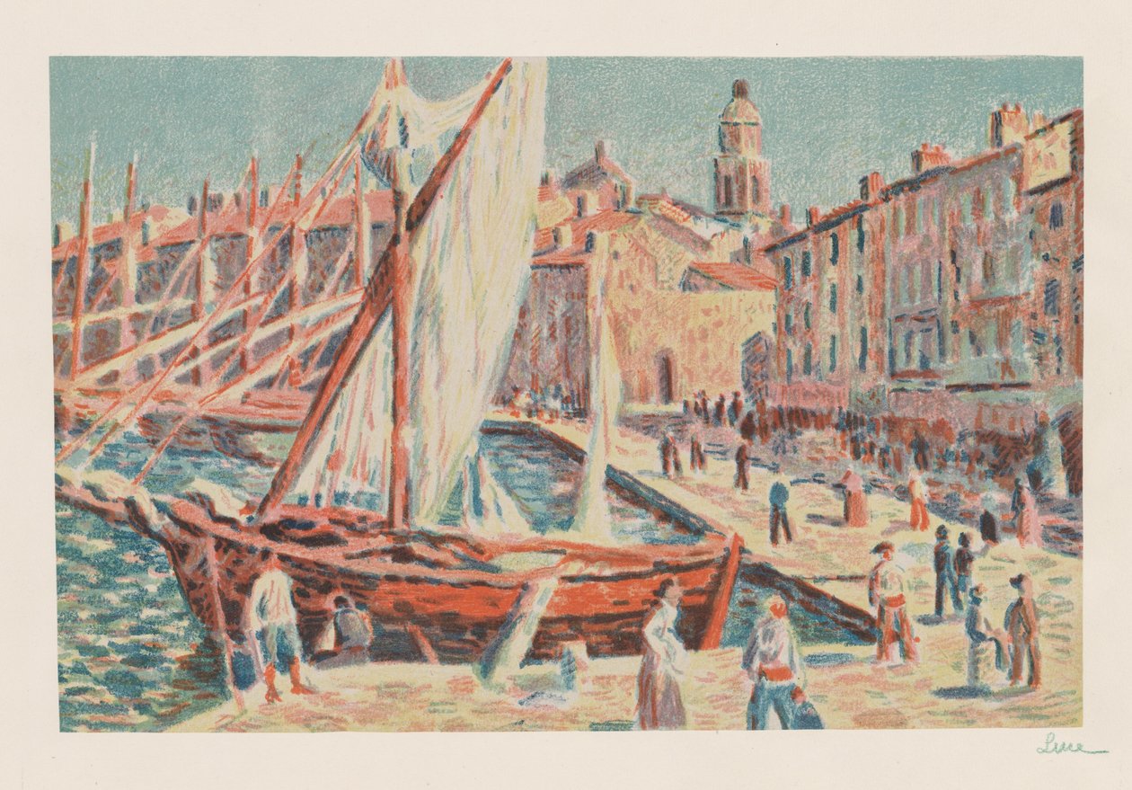Saint-Tropez von Maximilien Luce