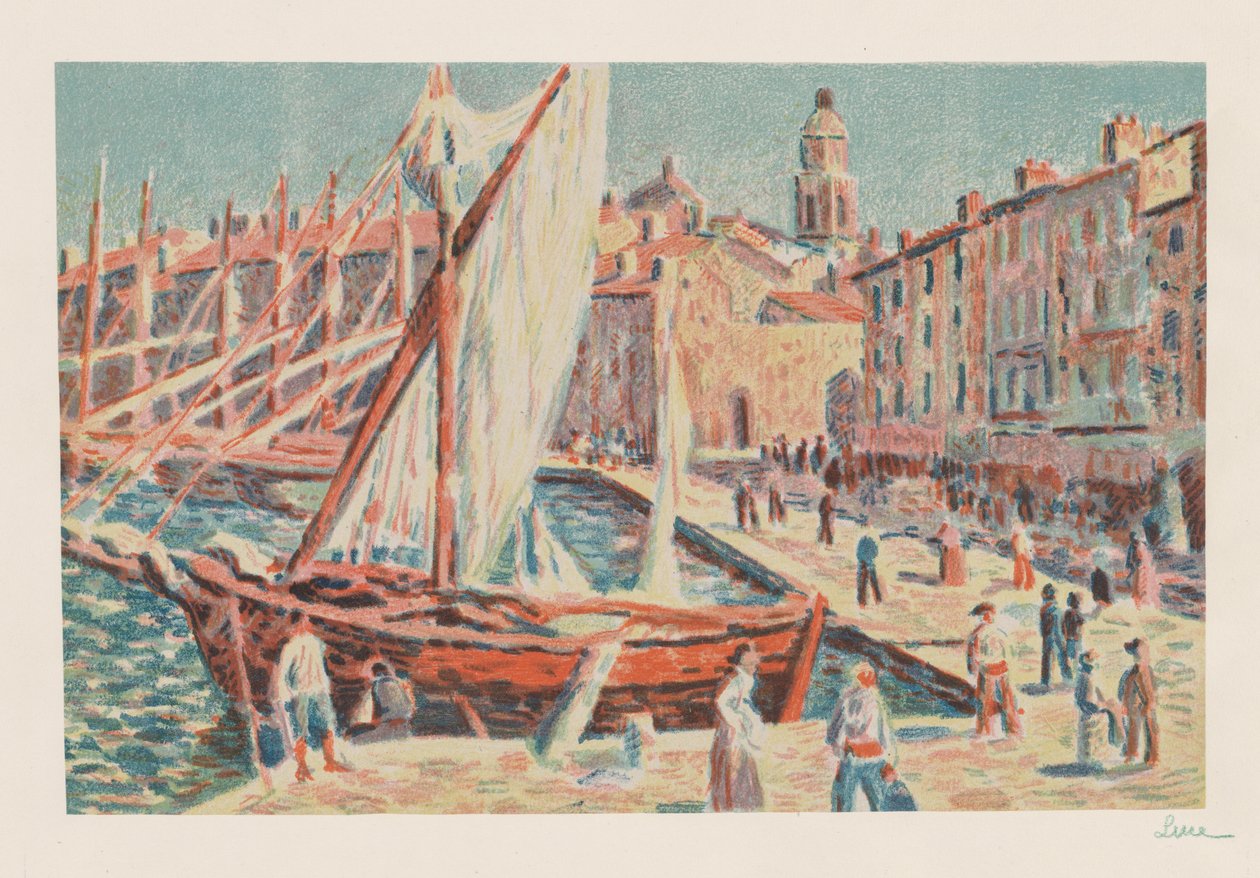 Saint-Tropez, 1897 von Maximilien Luce