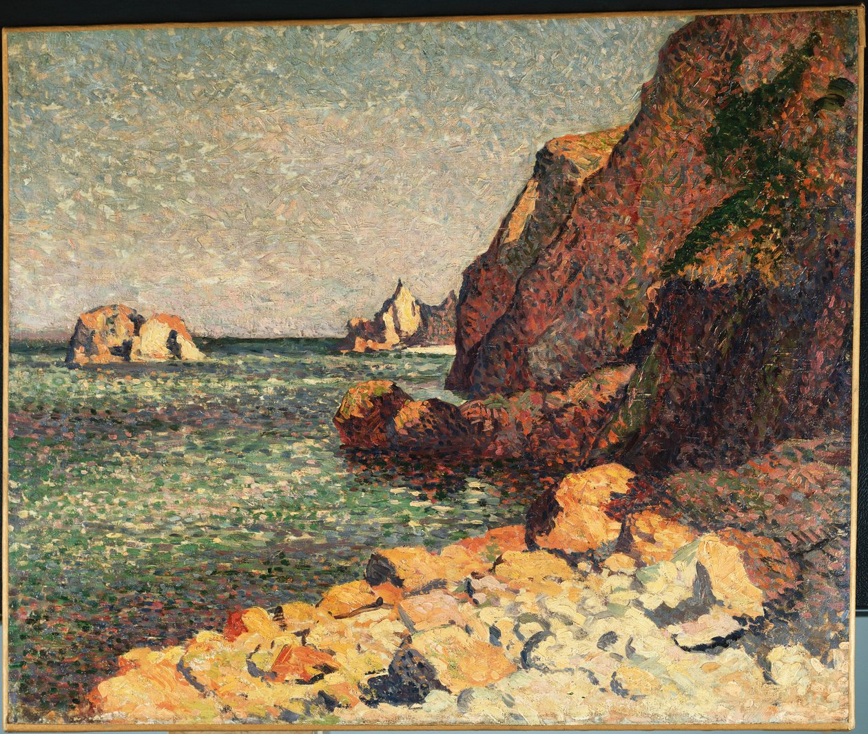 Meer und Felsen, Agay, 1893 von Maximilien Luce
