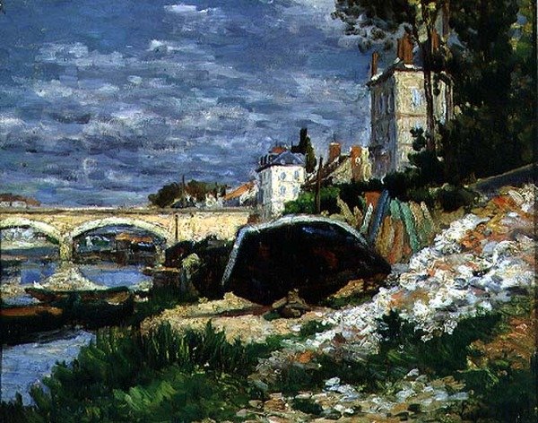 Die Ufer des Flusses von Maximilien Luce