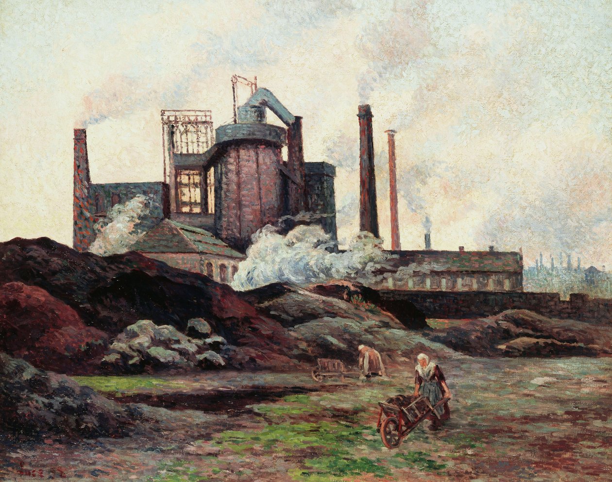 Die Fabrik, 1898 von Maximilien Luce