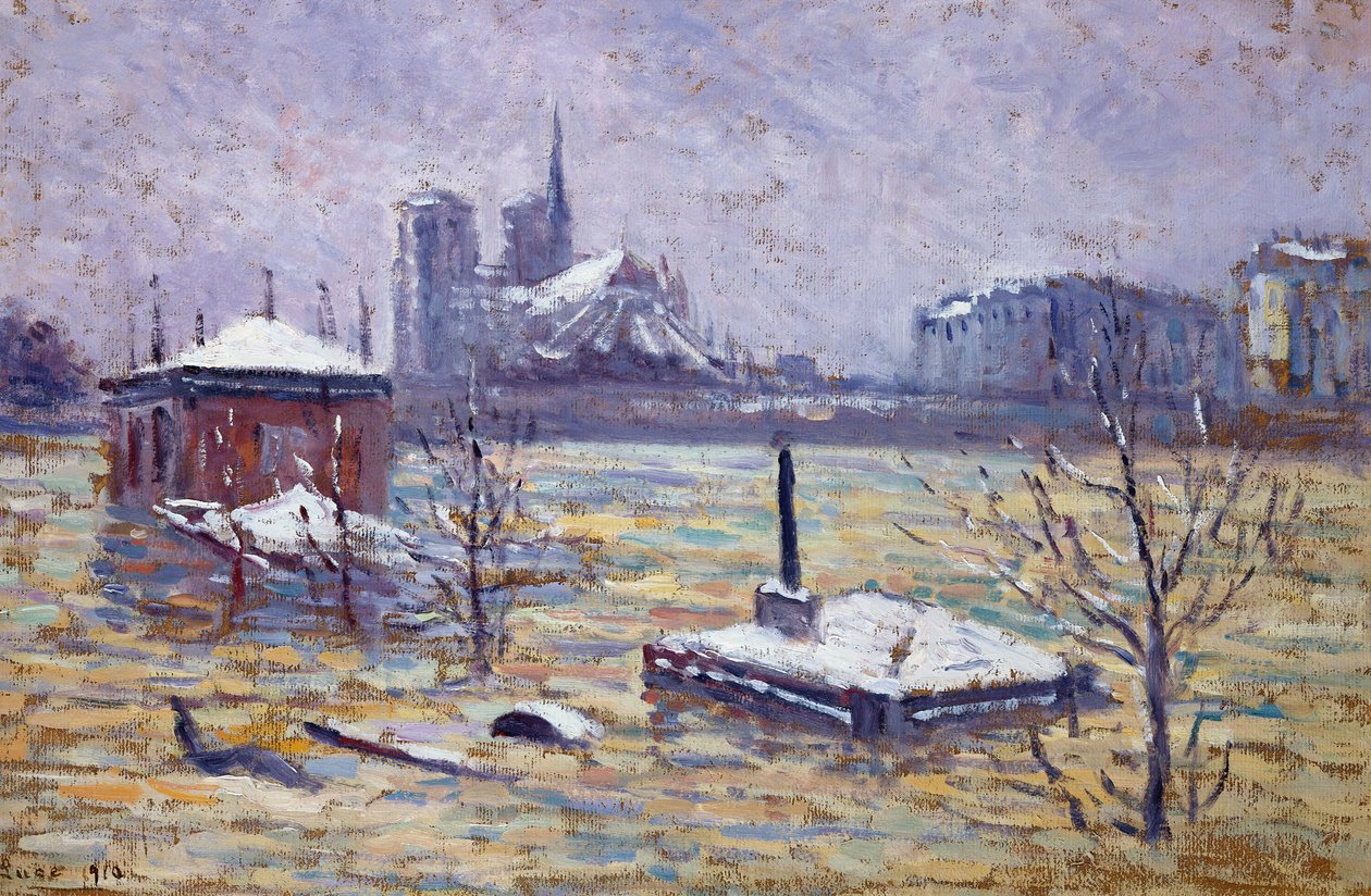 Die Flut, 1910 von Maximilien Luce