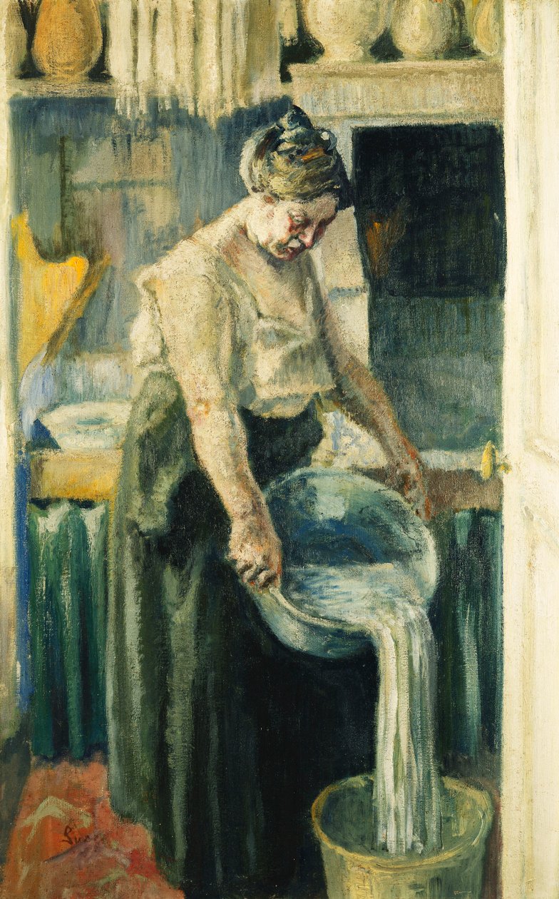 Die Wäscherin von Maximilien Luce