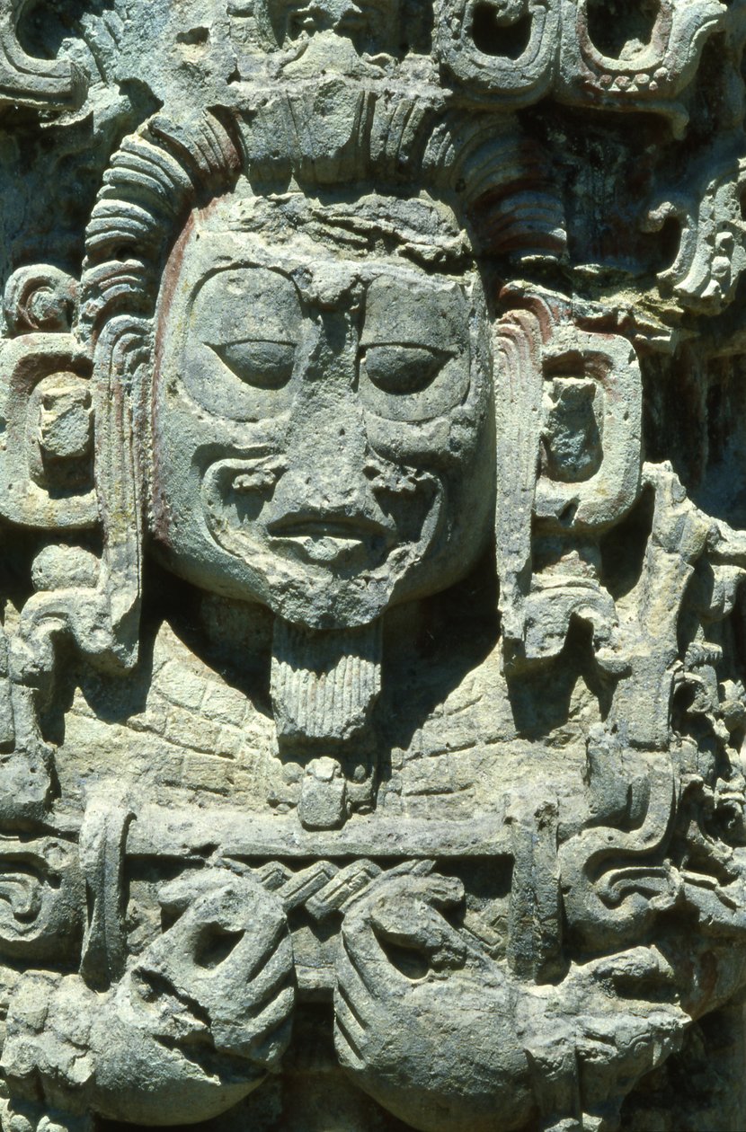 Copan Stela D von Mayan