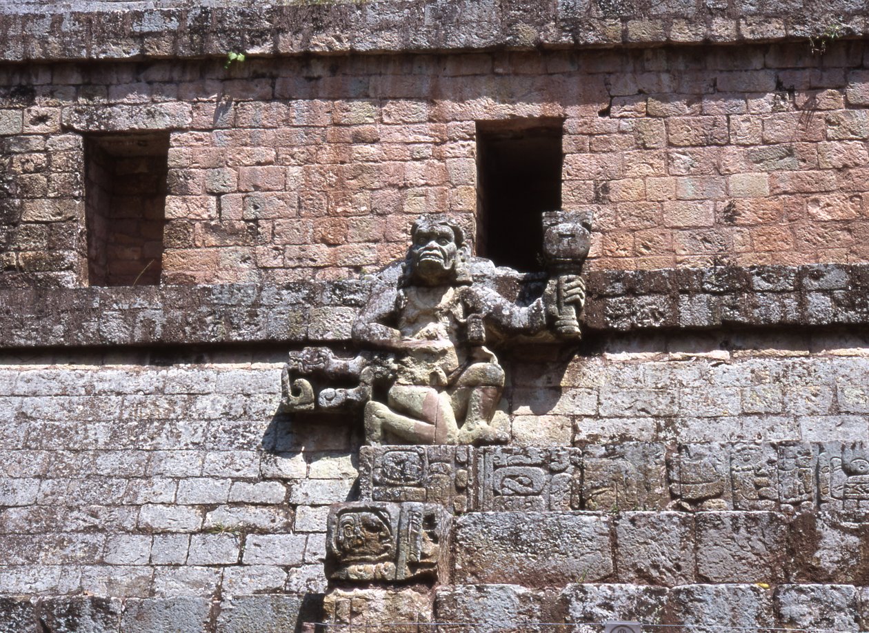 Copan West Court, Späte Klassik 600-900 n. Chr. von Mayan