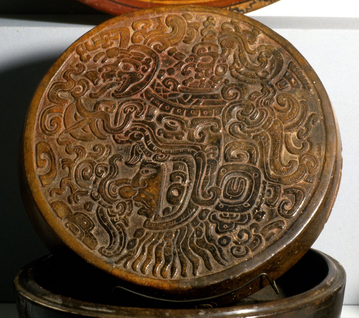 Begräbnisgefäß, Mundo Perdido von Mayan
