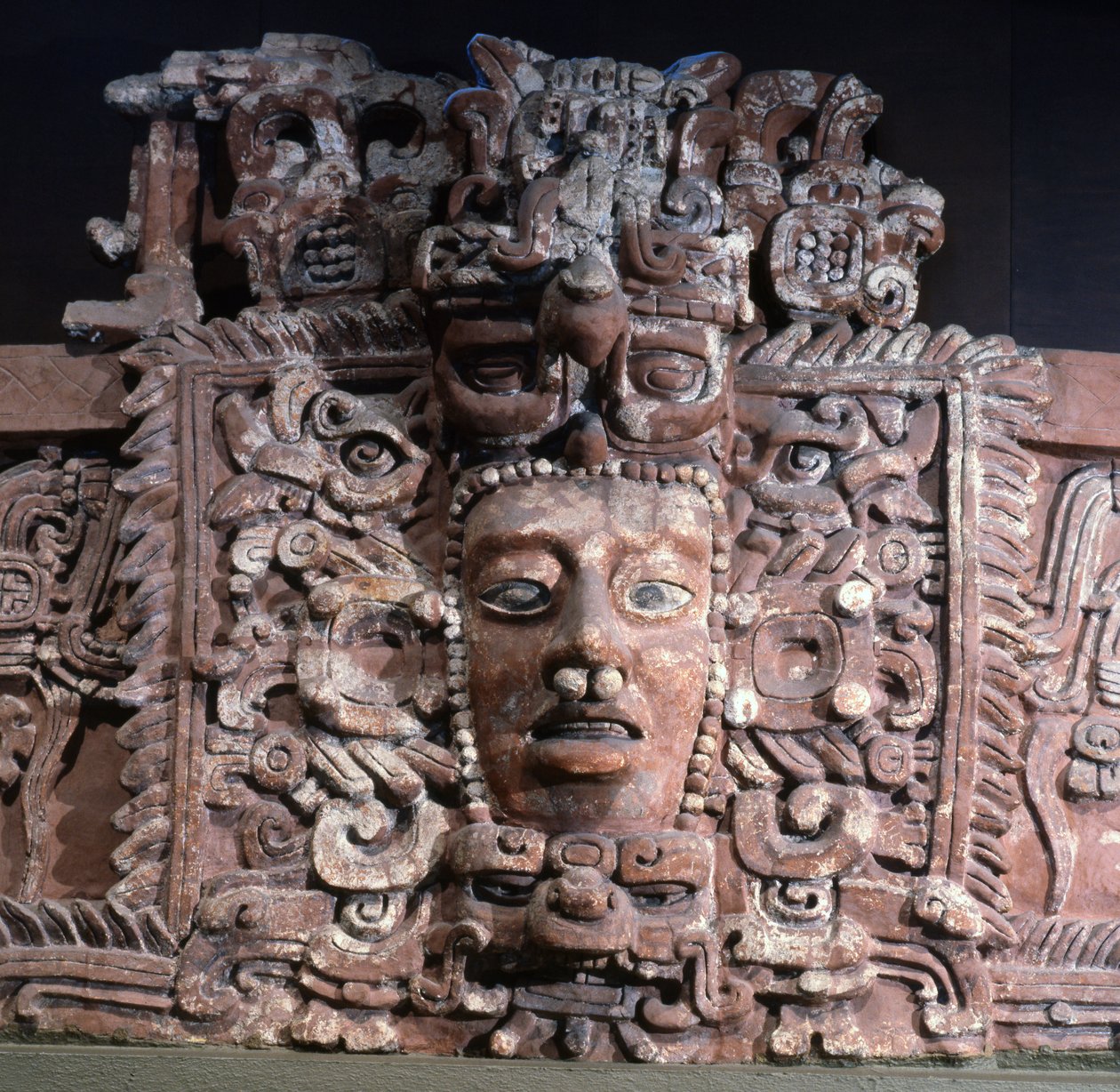 Mascaron, aus dem Bundesstaat Campeche, Mexiko, Frühklassische Periode von Mayan