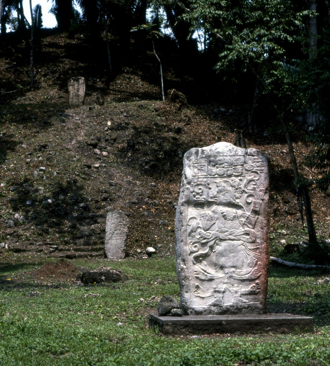 Seibal, Stela 13, Ultimative Klassische Periode, 849 n. Chr. von Mayan