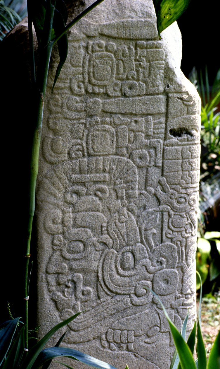 Tikal Stela 28, Frühklassische Periode, 300-600 n. Chr. von Mayan