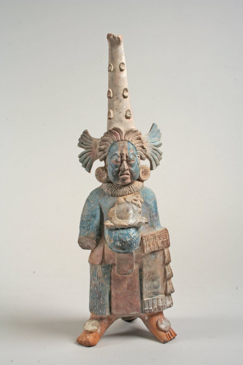 Kostümierte Figur aus Mexiko, 7.-8. Jahrhundert von Mayan