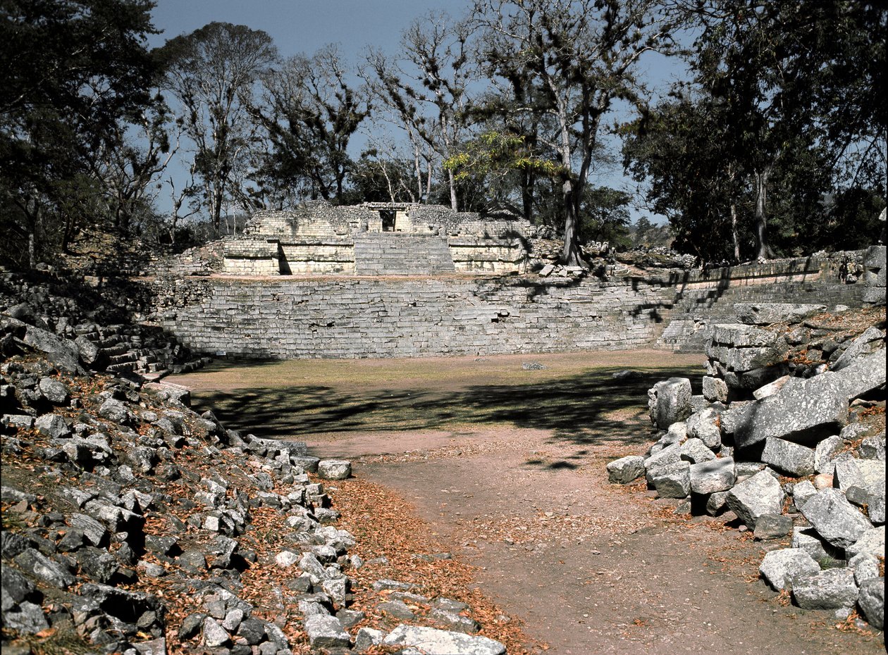 Östliche Akropolis Tempel 22, 4.-10. Jahrhundert von Mayan Mayan