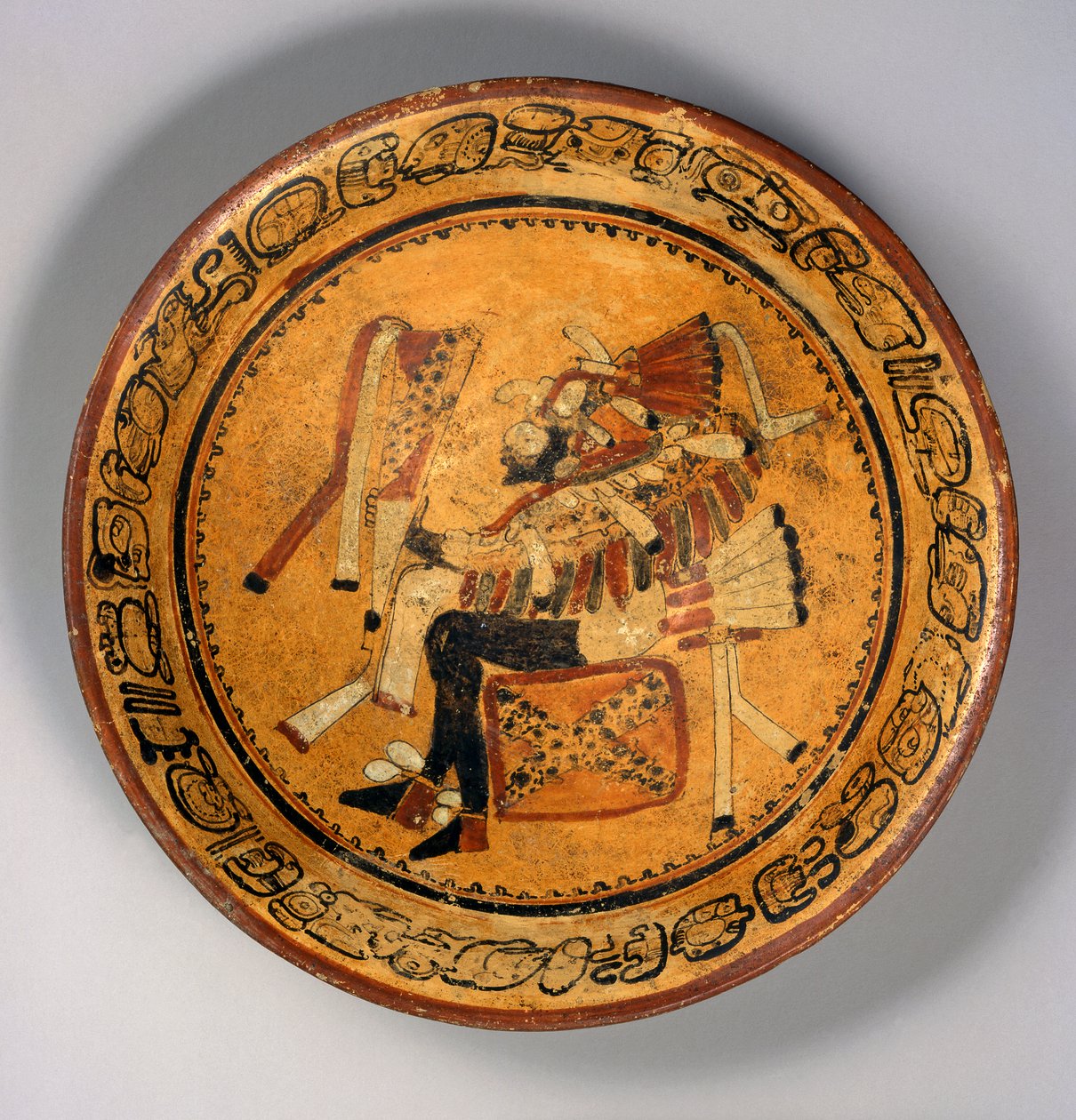 Dreibeinschale, ca. 550-700 von Mayan Mayan