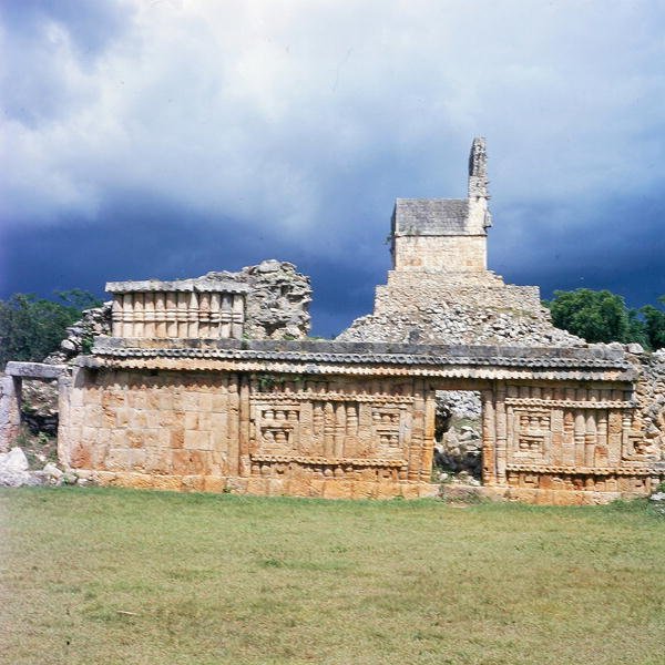 Ansicht des Palastes von Mayan Mayan