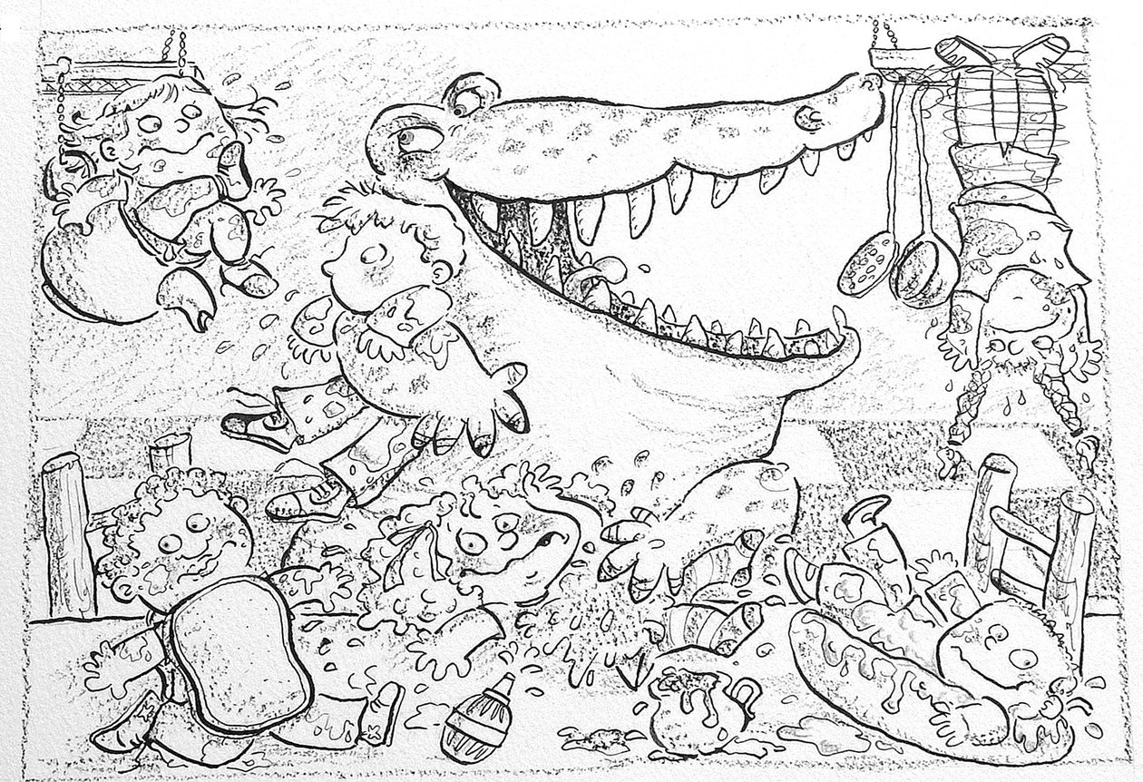 Krokodils Mittagessen von Maylee Christie