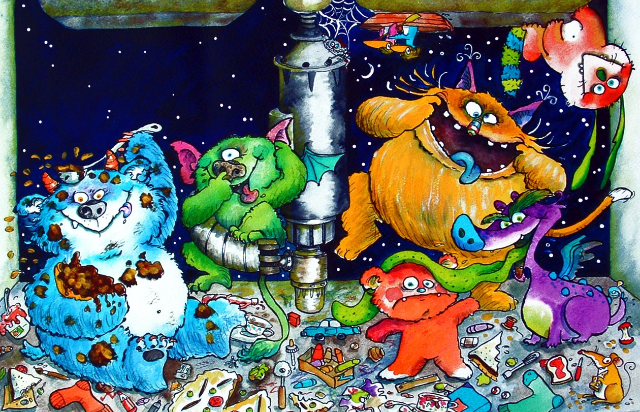 Monster unter dem Waschbecken von Maylee Christie