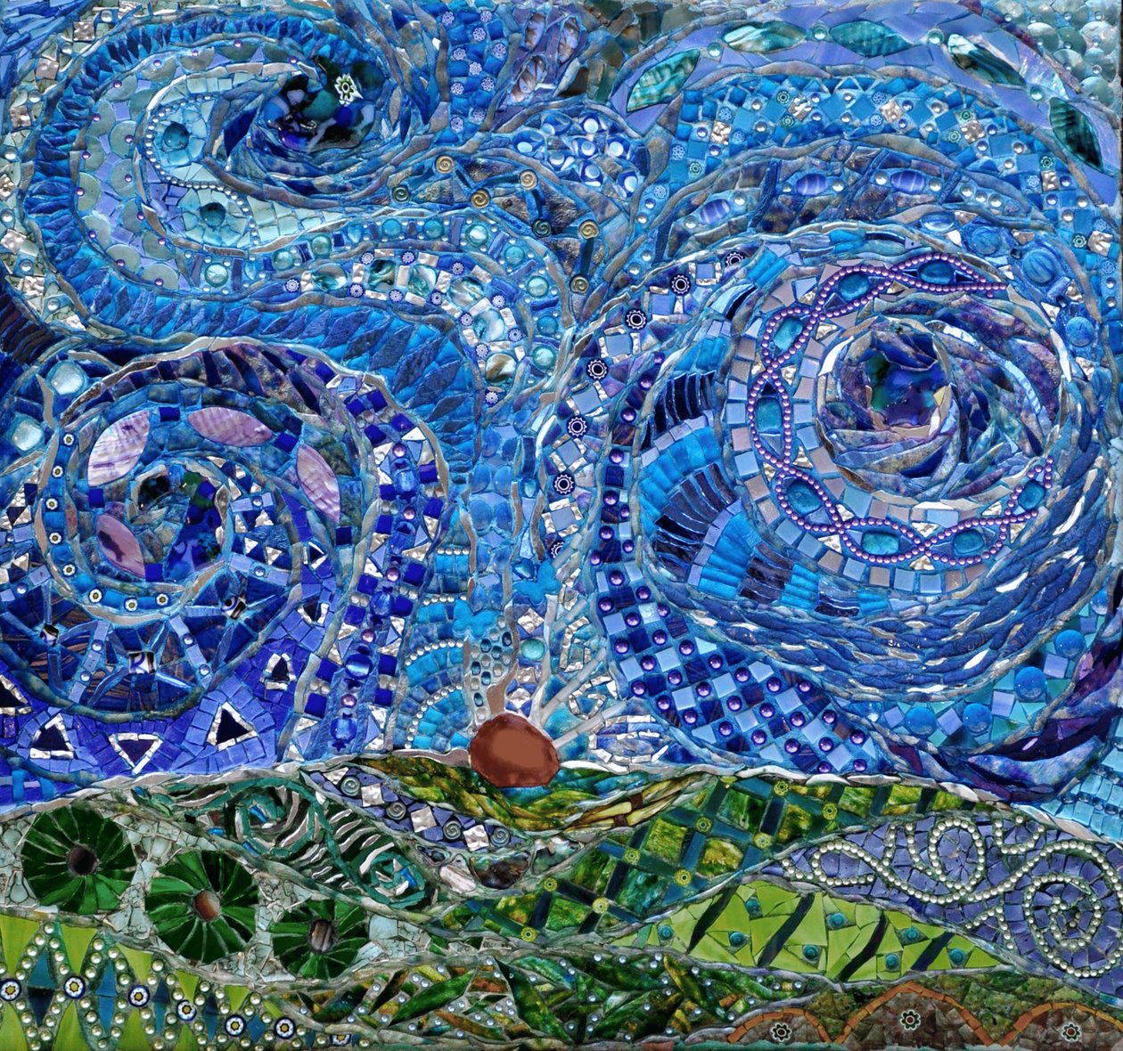Denkender Samen (Mosaik) von Maylee Christie