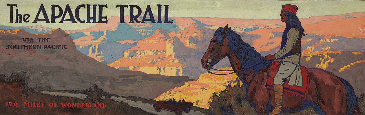 Der Apache Trail über die Southern Pacific von Maynard Dixon