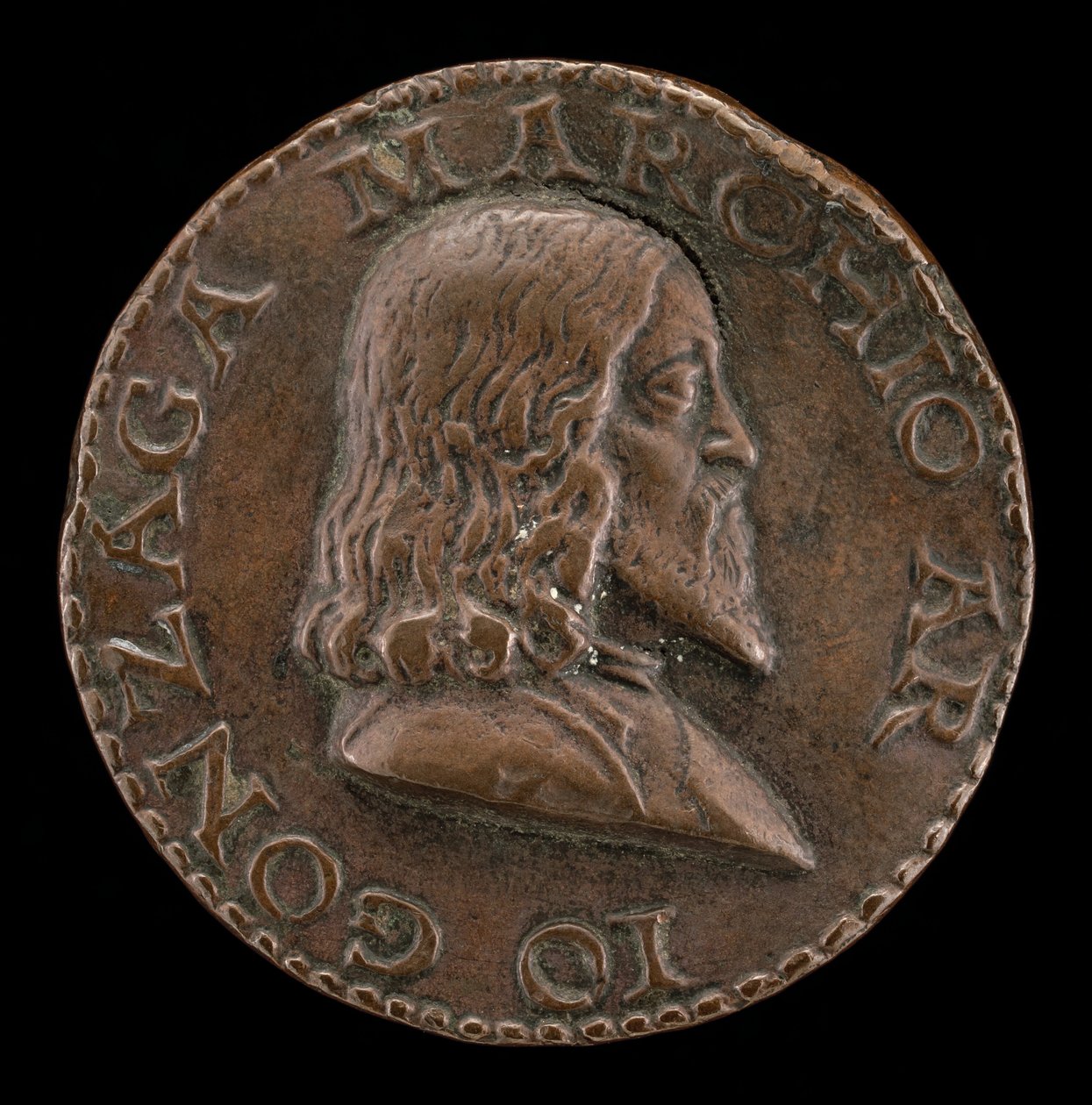 Giovanni Gonzaga, 1474-1525, Condottiere [Vorderseite], ca. 1510 von Mea