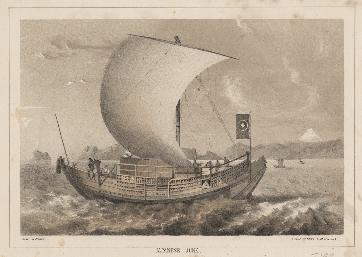 Japanische Dschunke, 1855 von Meffert
