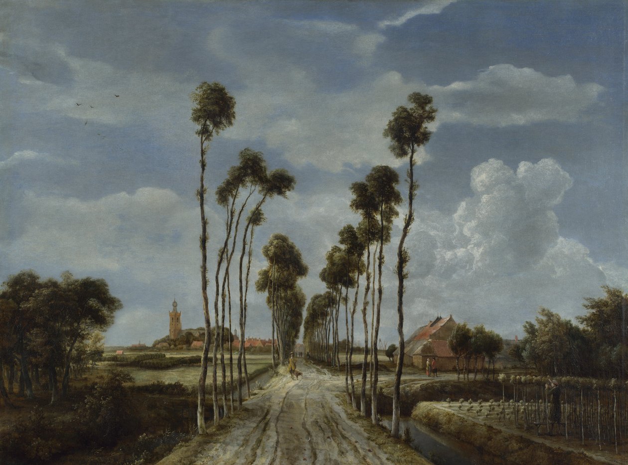 Allee von Middelharnis von Meindert Hobbema
