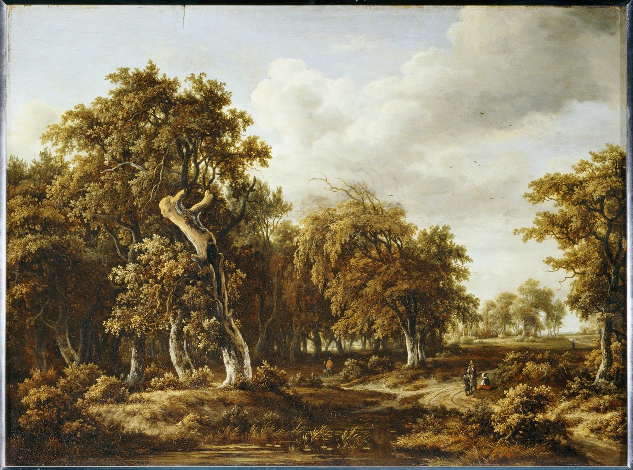 Der Eichenwald von Meindert Hobbema