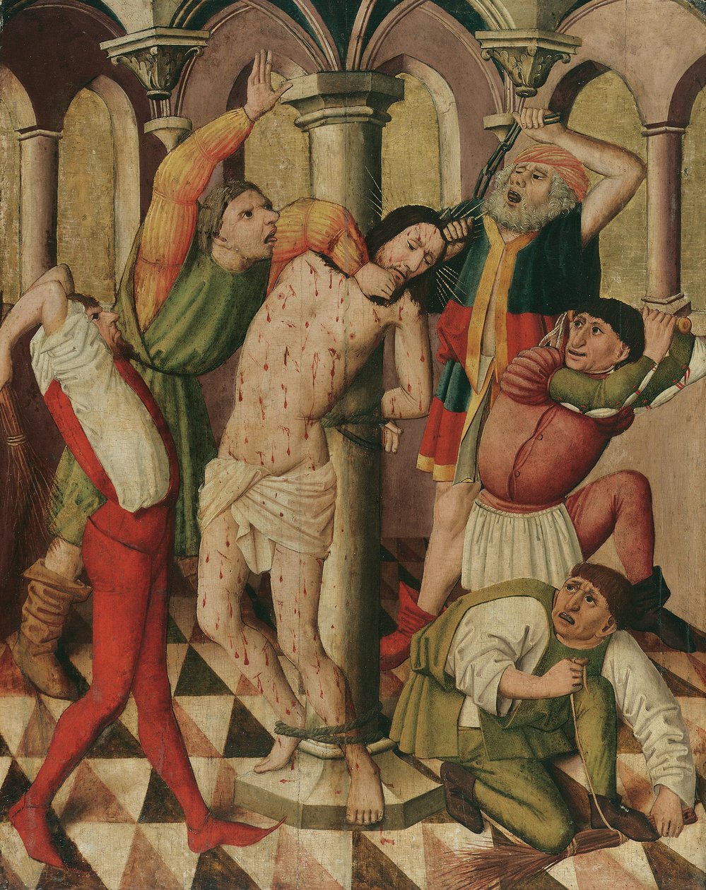 Geißelung Christi von Meister der Laufener Georgslegende