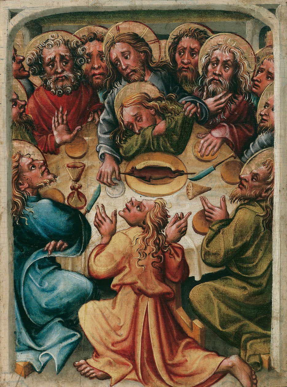 Das letzte Abendmahl von Meister des Friedrichsaltars
