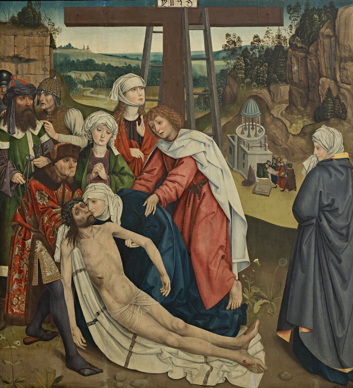 Beweinung Christi von Meister des Schottenaltars