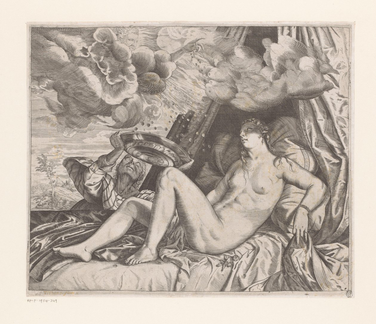 Jupiter und Danaë von Melchior Meier
