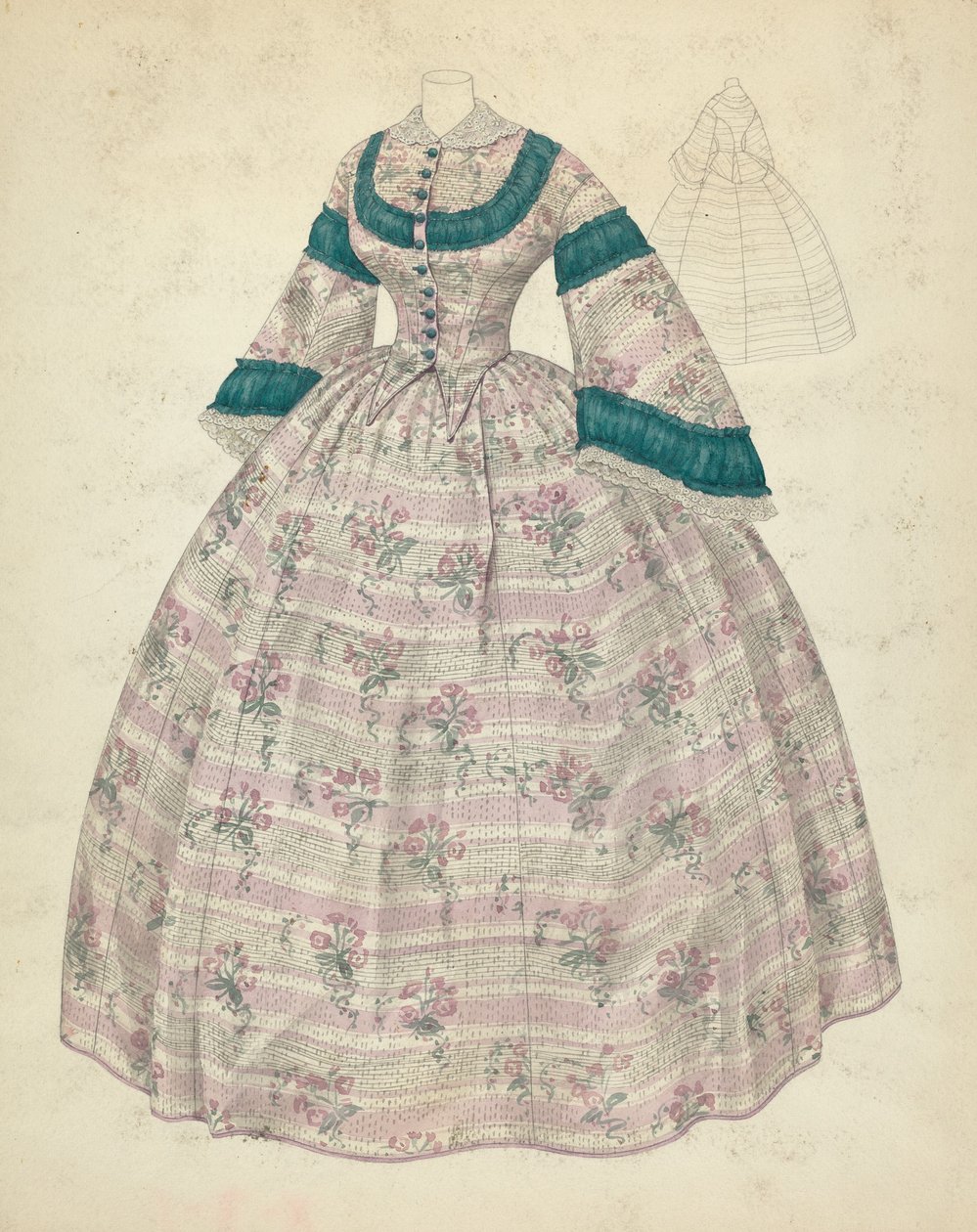 Kleid, ca. 1940 von Melita Hofmann