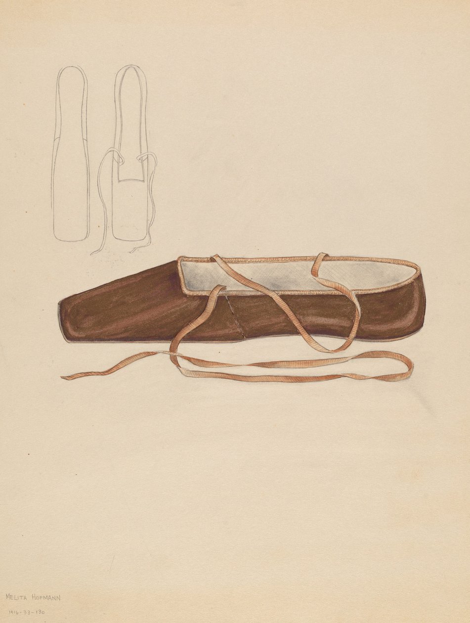 Pantoffel, ca. 1936 von Melita Hofmann
