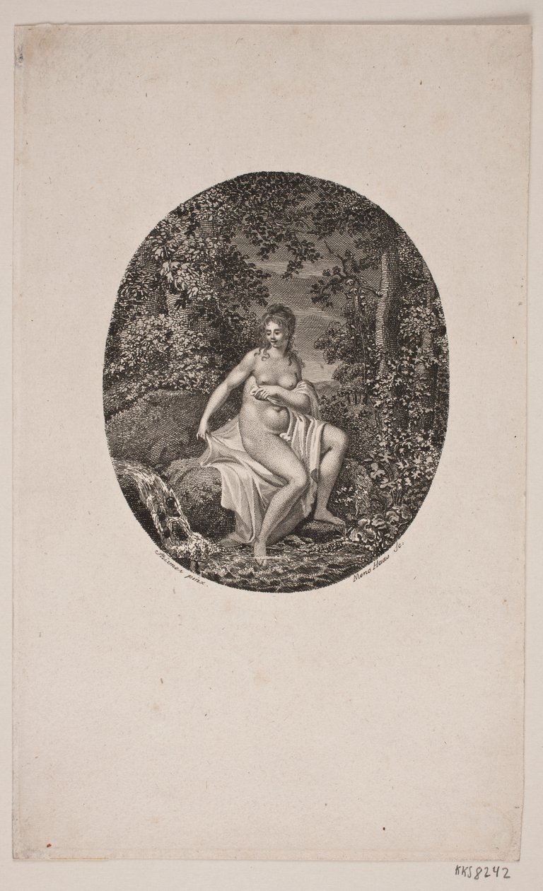 Badende Frau von Meno Haas