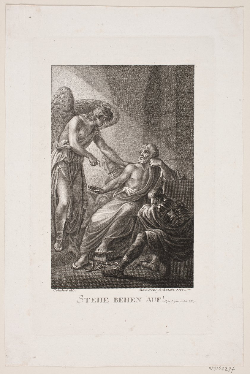Illustration zu Apostelgeschichte, Vers 12 von Meno Haas