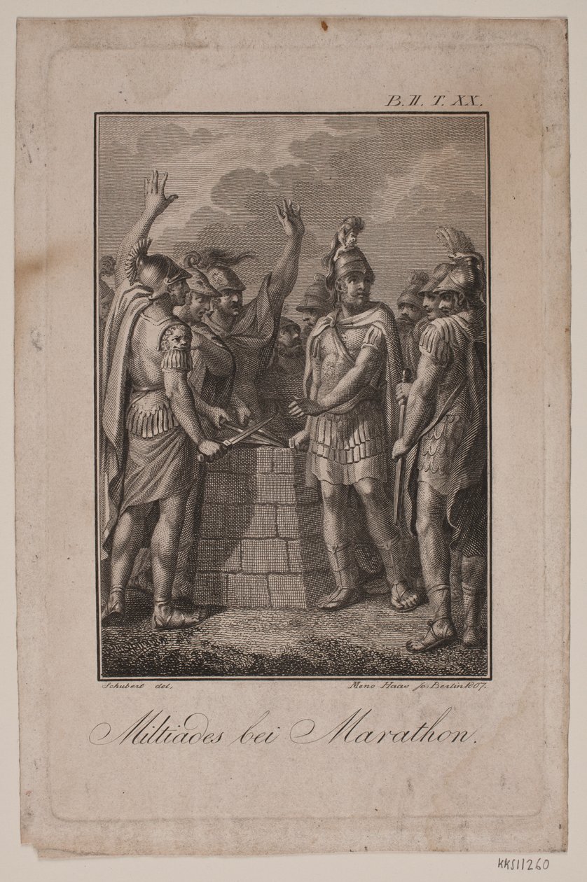 Miltiades bei Marathon von Meno Haas