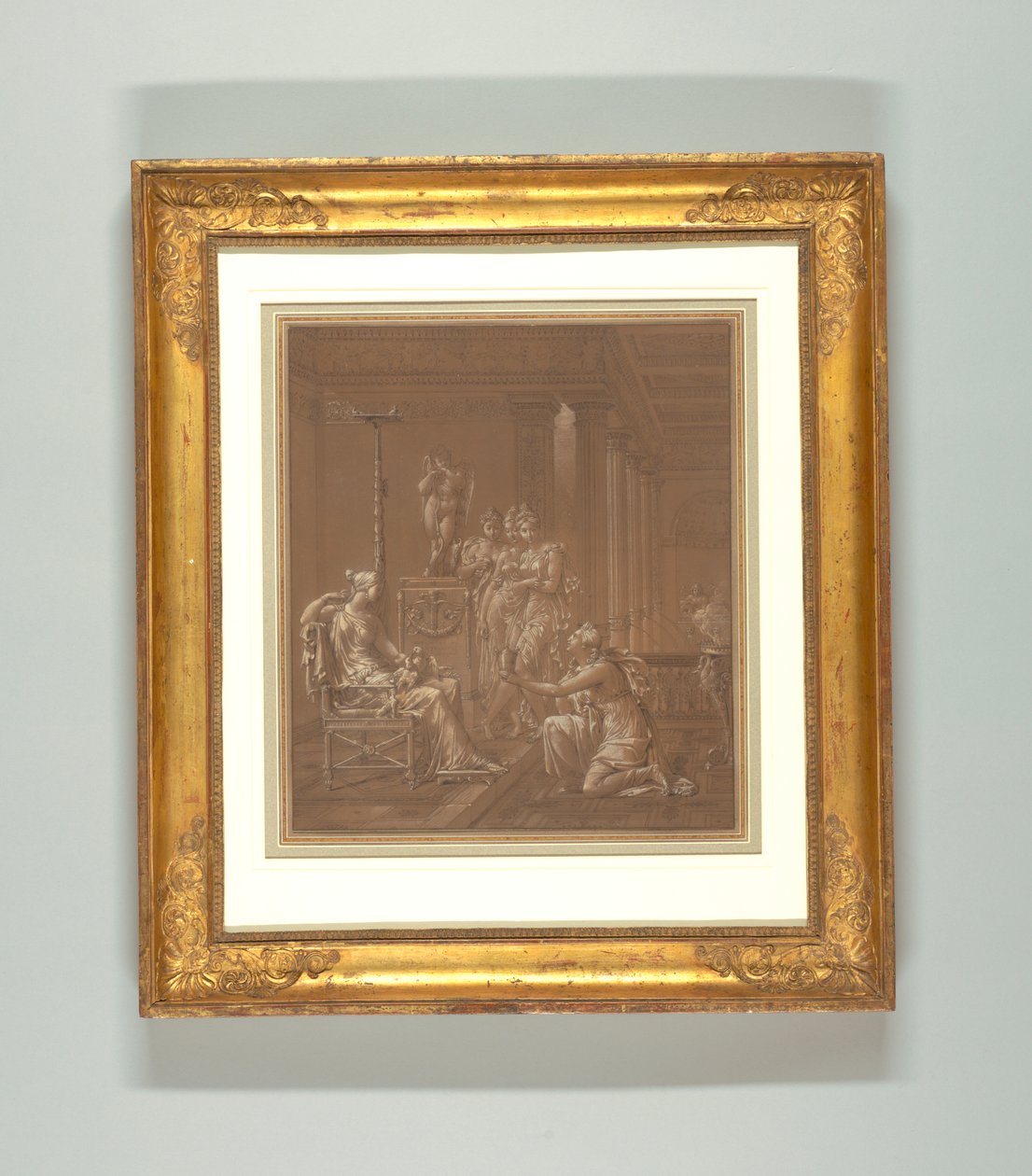 Zeichnung, Tapetendesign von Merry Joseph Blondel