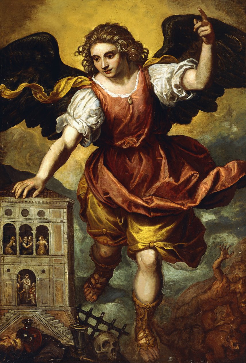 Der Erzengel Michael von Mexican School