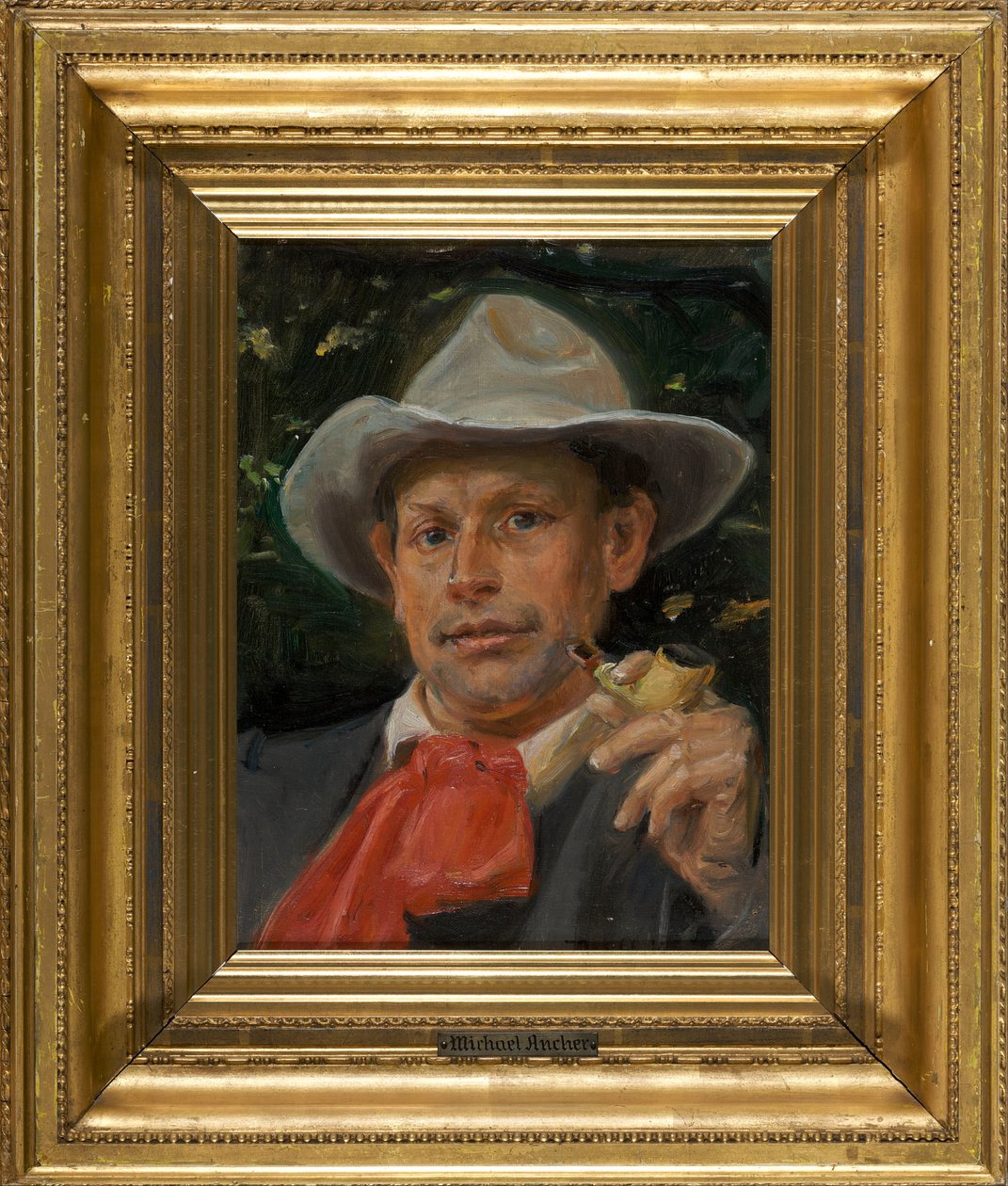 Porträt von Martin Andersen Nexø von Michael Peter Ancher
